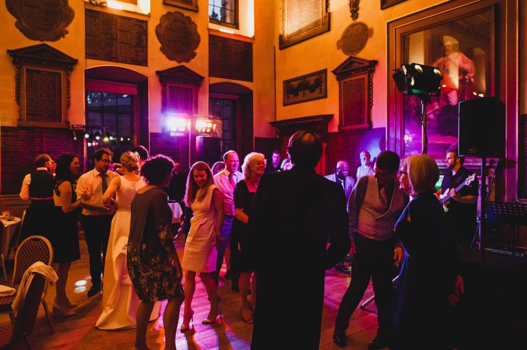 On the dance floor in the Great Hall