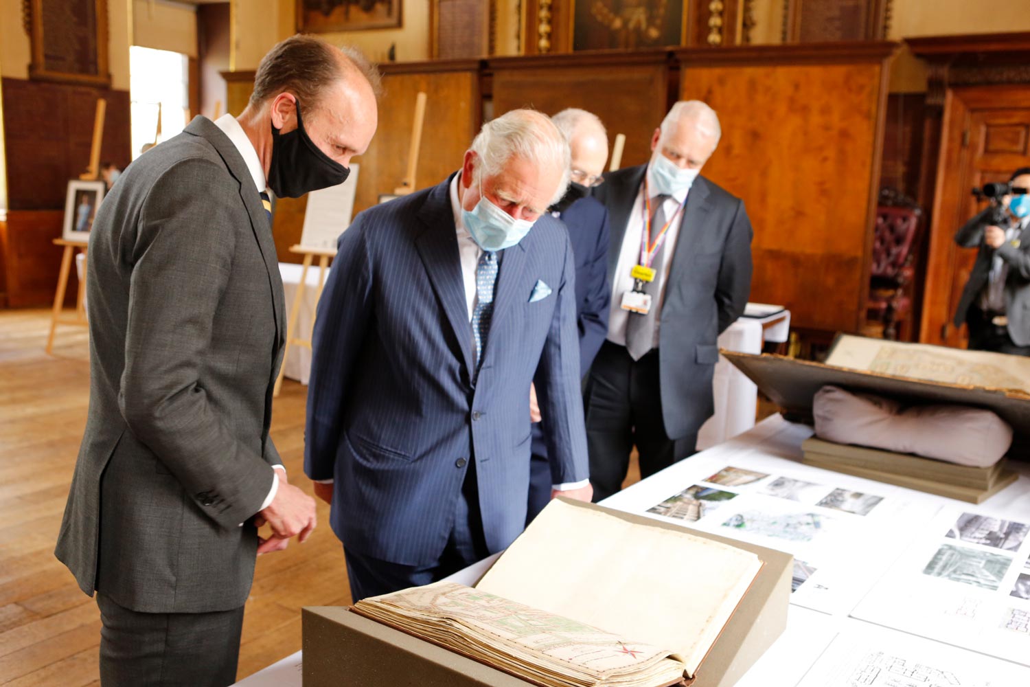 HRH The Prince of Wales visits the Great Hall