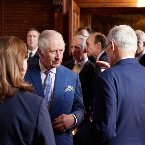 His Majesty the King visits the Great Hall